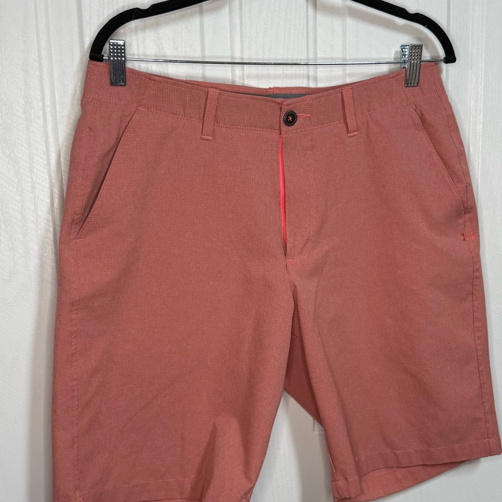 Under Armour Men's Salmon Flat Front Shorts